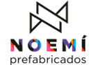Logo blanco Prefabricados Noemí 
